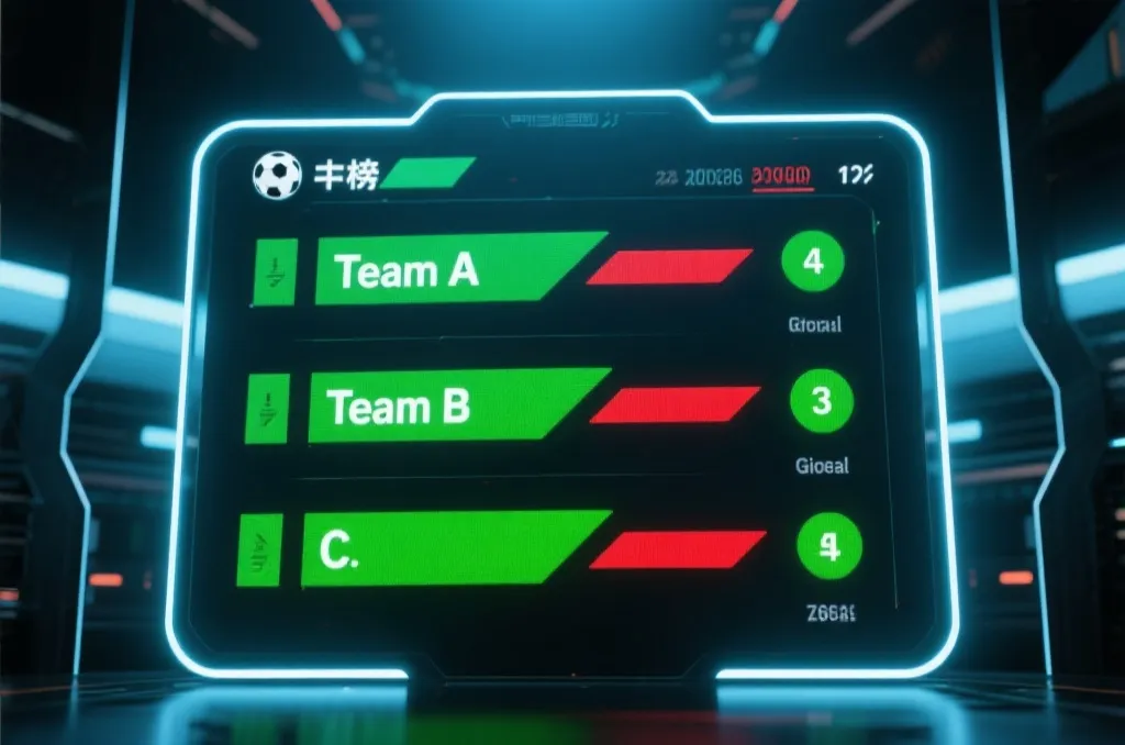 虛擬世界盃小組賽積分榜與晉級情境模擬圖